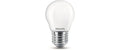 Philips LED Lampe 4.5W (40W) E27, P45, 470lm, 2700-2200K, matt