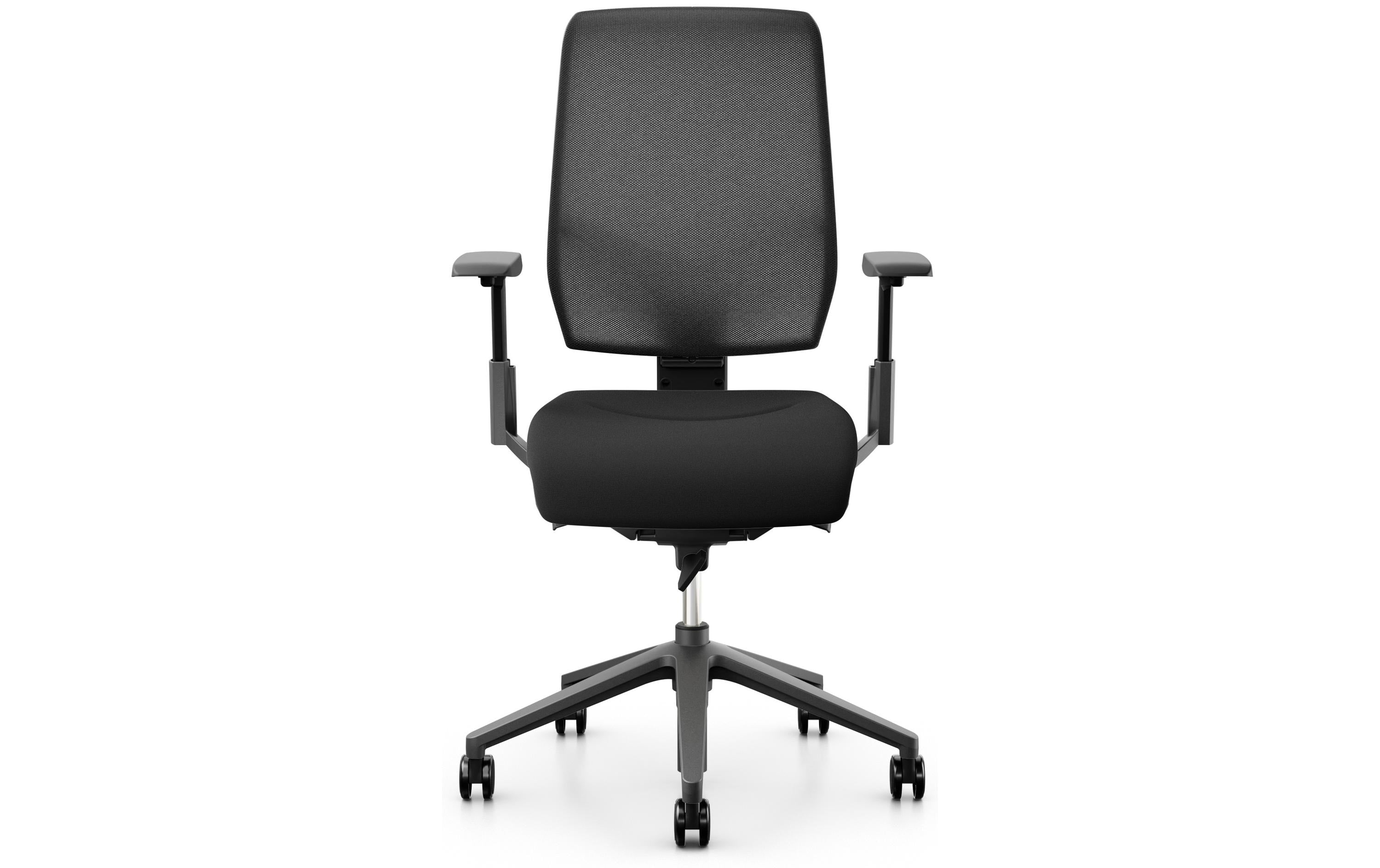 Giroflex Bürostuhl 68 mit Netzrücken Farbe: Schwarz, Mit Armlehne, Extreme