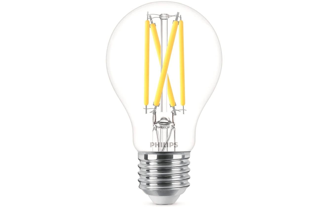 Philips LED Lampe 7W (60W) E27, A60, 806lm, 2700-2200K, klar