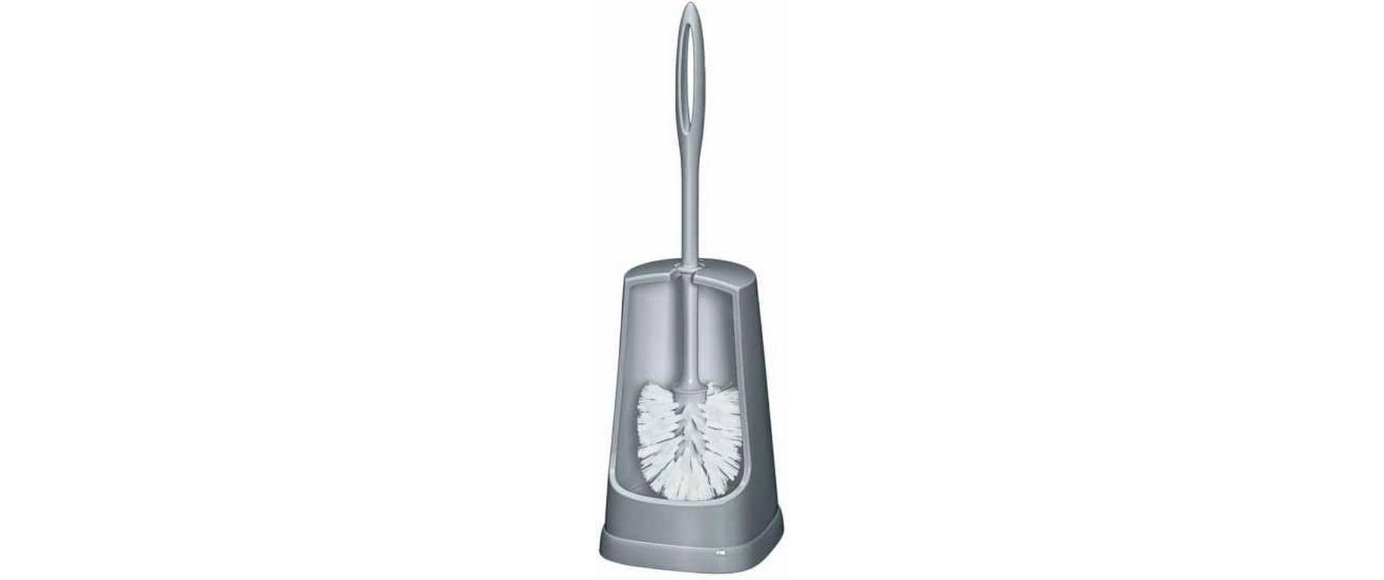 Wenko Toilettenbürste Simple Kunststoff, Grau