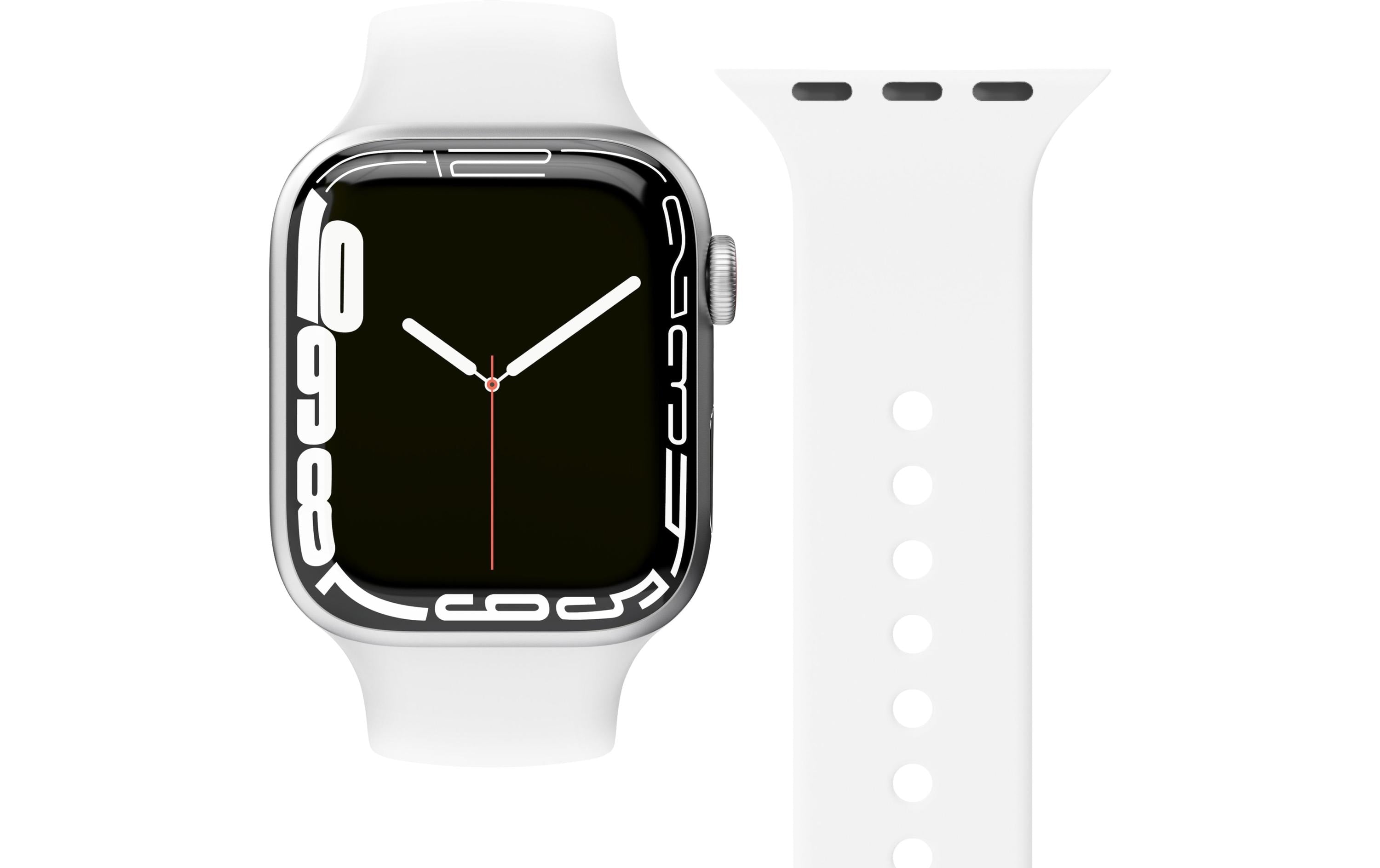 Vonmählen Silicon Loop 2, White Apple Watch 44/45/46/49mm