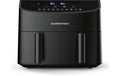 GOURMETmaxx Heissluft-Fritteuse 2x3.5L Doppelkorb, 7 Liter Inhalt total,