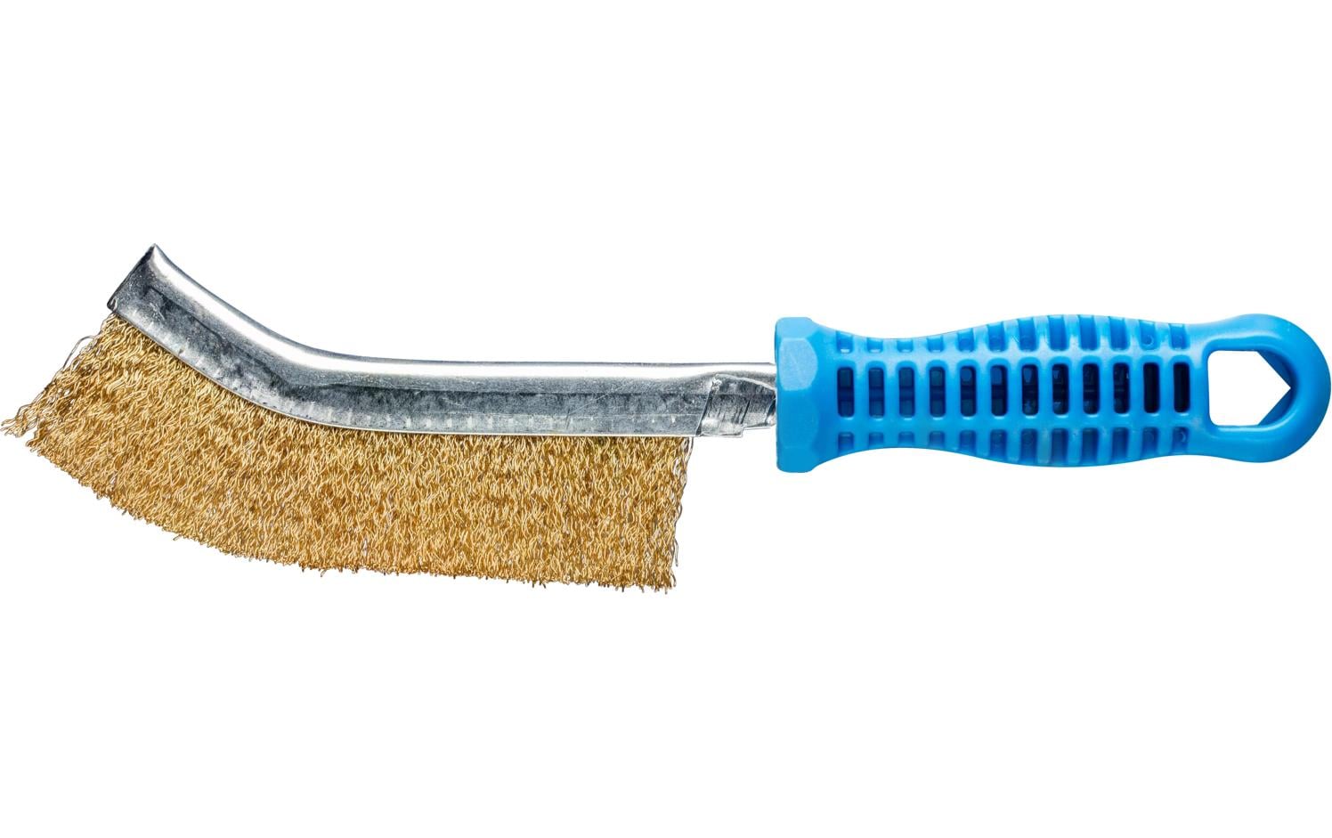 PFERD Handbürste gebogen Messing Ø0.3mm Einreihig, gebogen
