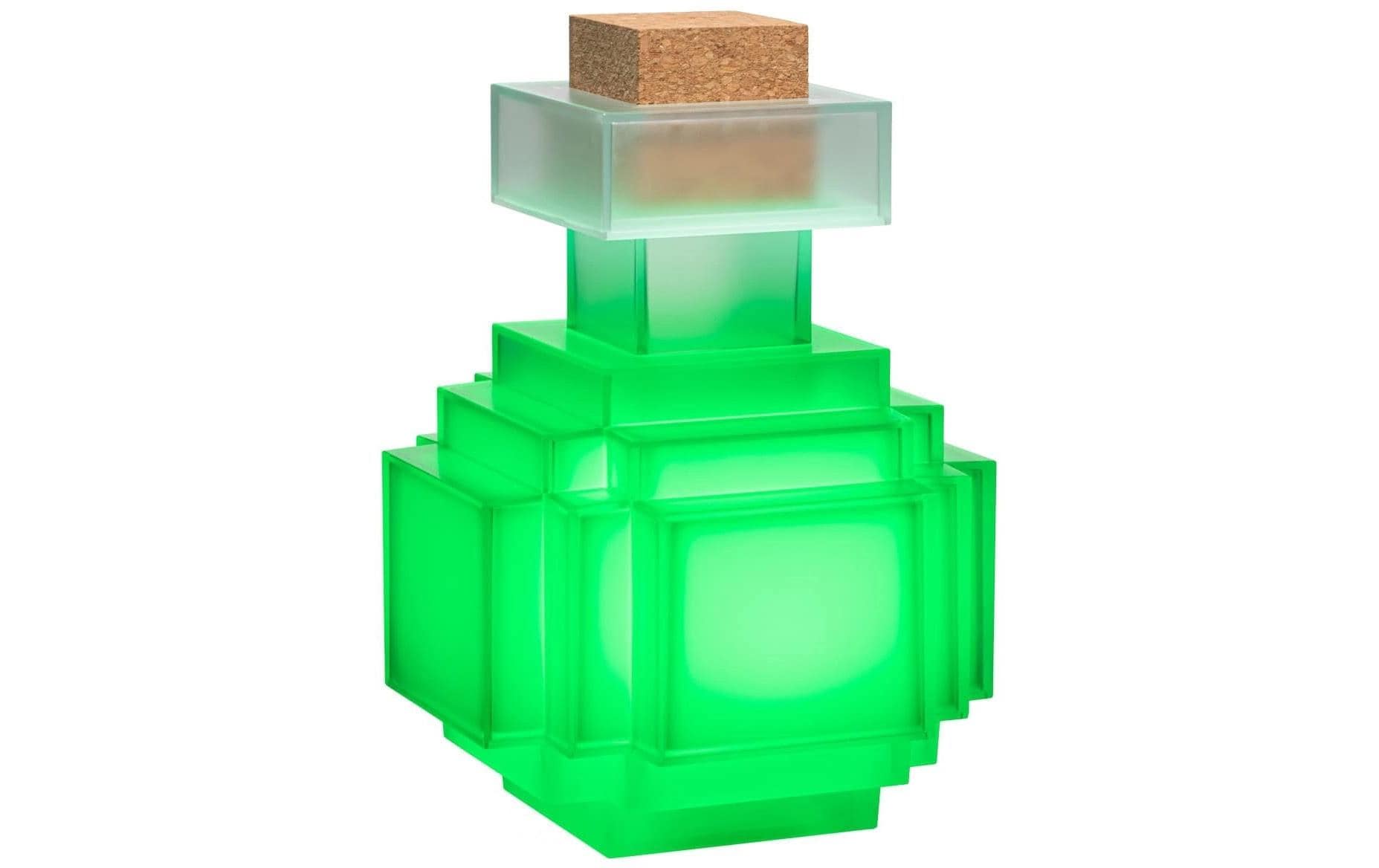 Minecraft Illuminating Potion Bottle 16cm, benötigt 3x AAA Batterien