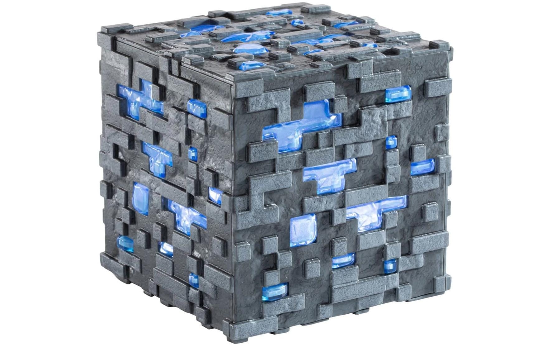 Minecraft Illuminating Diamond Ore Cube 10cm, benötigt 3x AAA Batterien