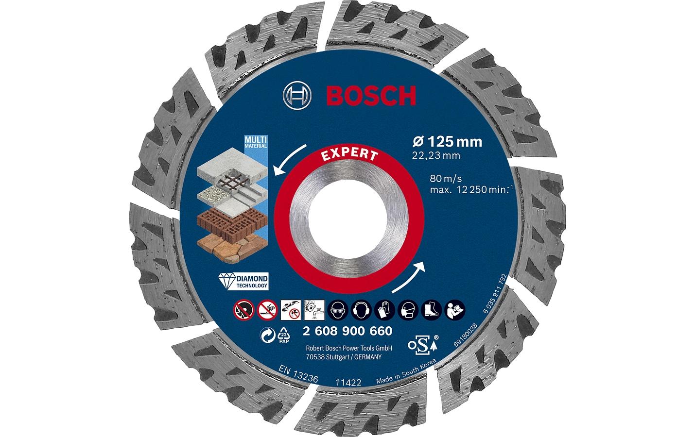 EXPERT MultiMaterial Diamanttrennscheiben Diamanttrennscheiben. 115mm