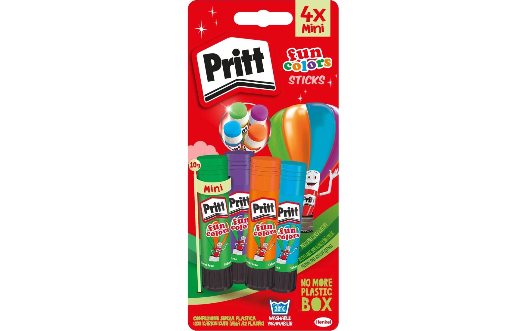 Pritt Klebestift Fun Colors 4 Stück