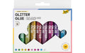Folia Glitter Glue 10er Set mit 10 Klebestifte à 9.5ml