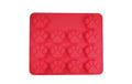 Nobby Backmatte mit Pfoten, Silikon, 30 x 25 cm, 14  Formen, rot, 40-200°