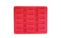 Nobby Backmatte mit Knochen, Silikon, 30 x 25 cm, 15 Formen, rot, 40-200°