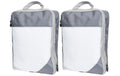 KOOR Packhilfen-Set Traamp Medium 2-er Pack 2x 35x25x9cm, silbergrau