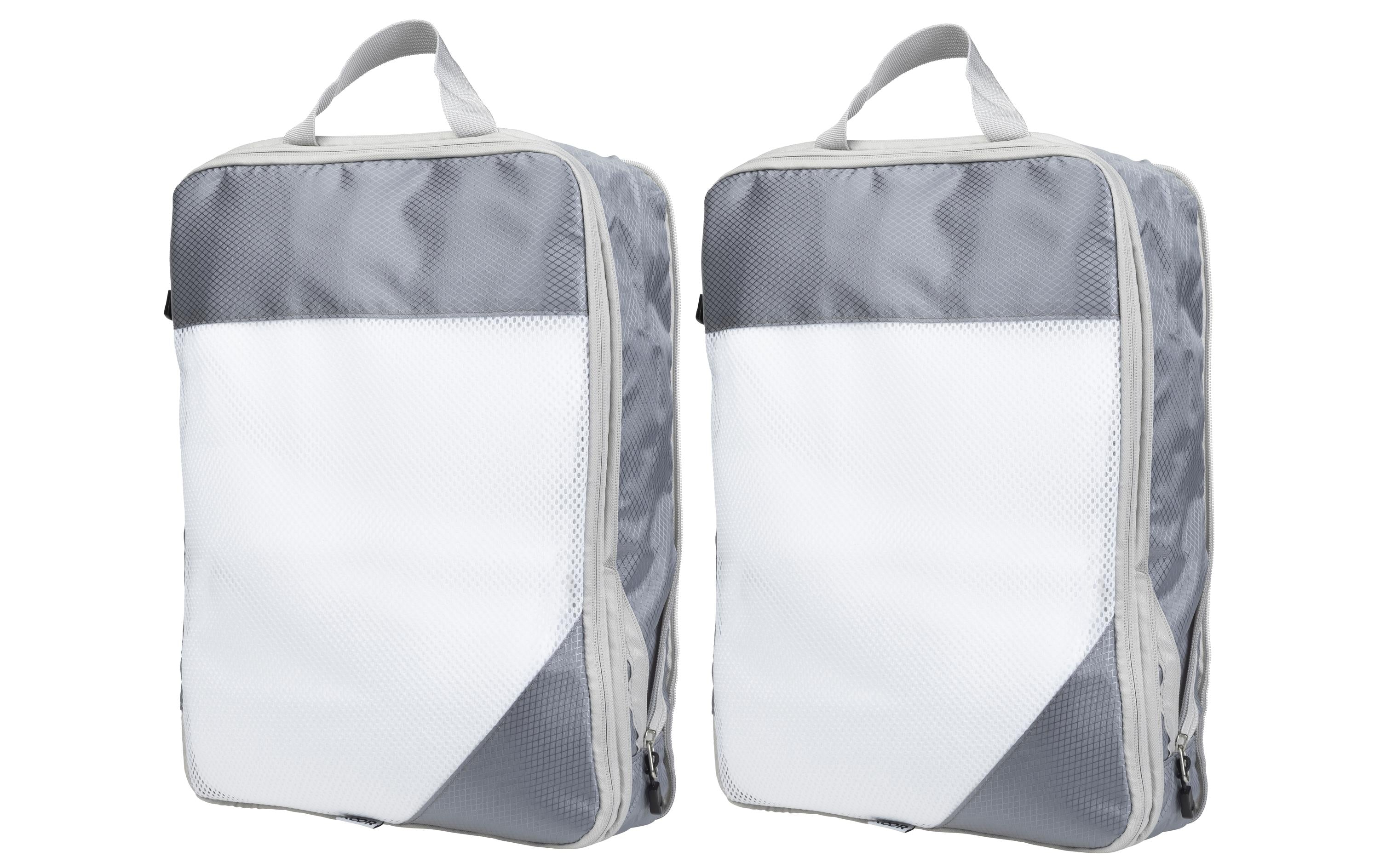 KOOR Packhilfen-Set Traamp Large 2-er Pack 1x 40x30x9cm, silbergrau