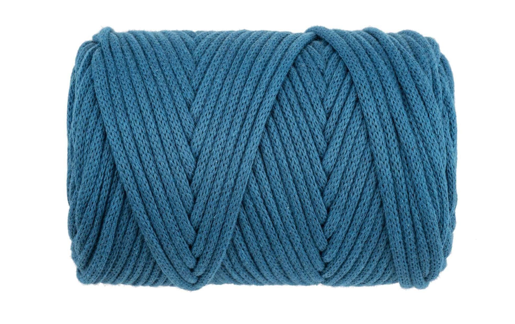 Glorex Makramee Cord gewebt 5mm, 500g, türkis