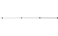 Robens Tarp telescopic pole 3-section 95 - 230cm, 400g
