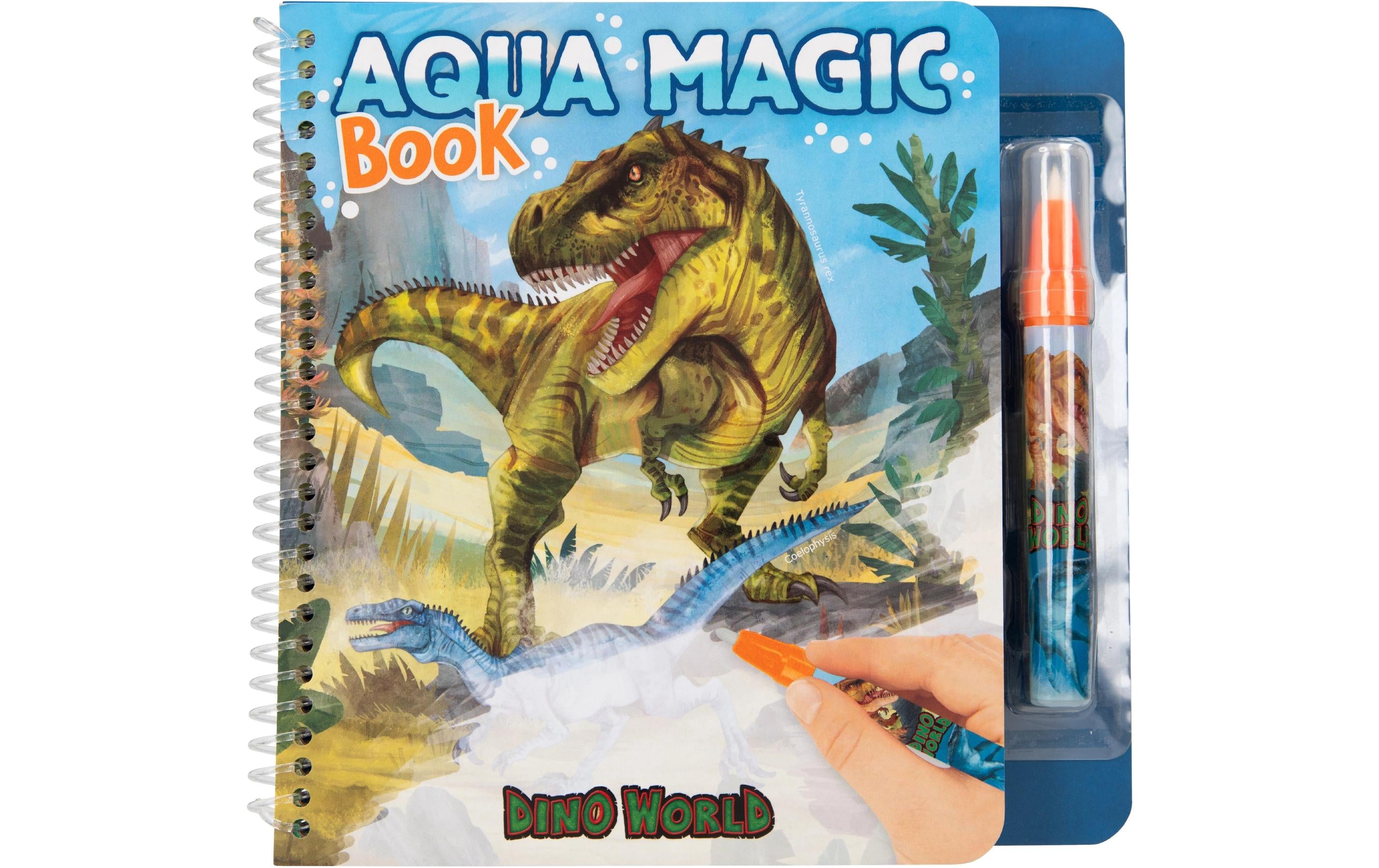 Depesche Malbuch Aqua Magic Dino 5 Seiten, inkl. Wasser Malstift