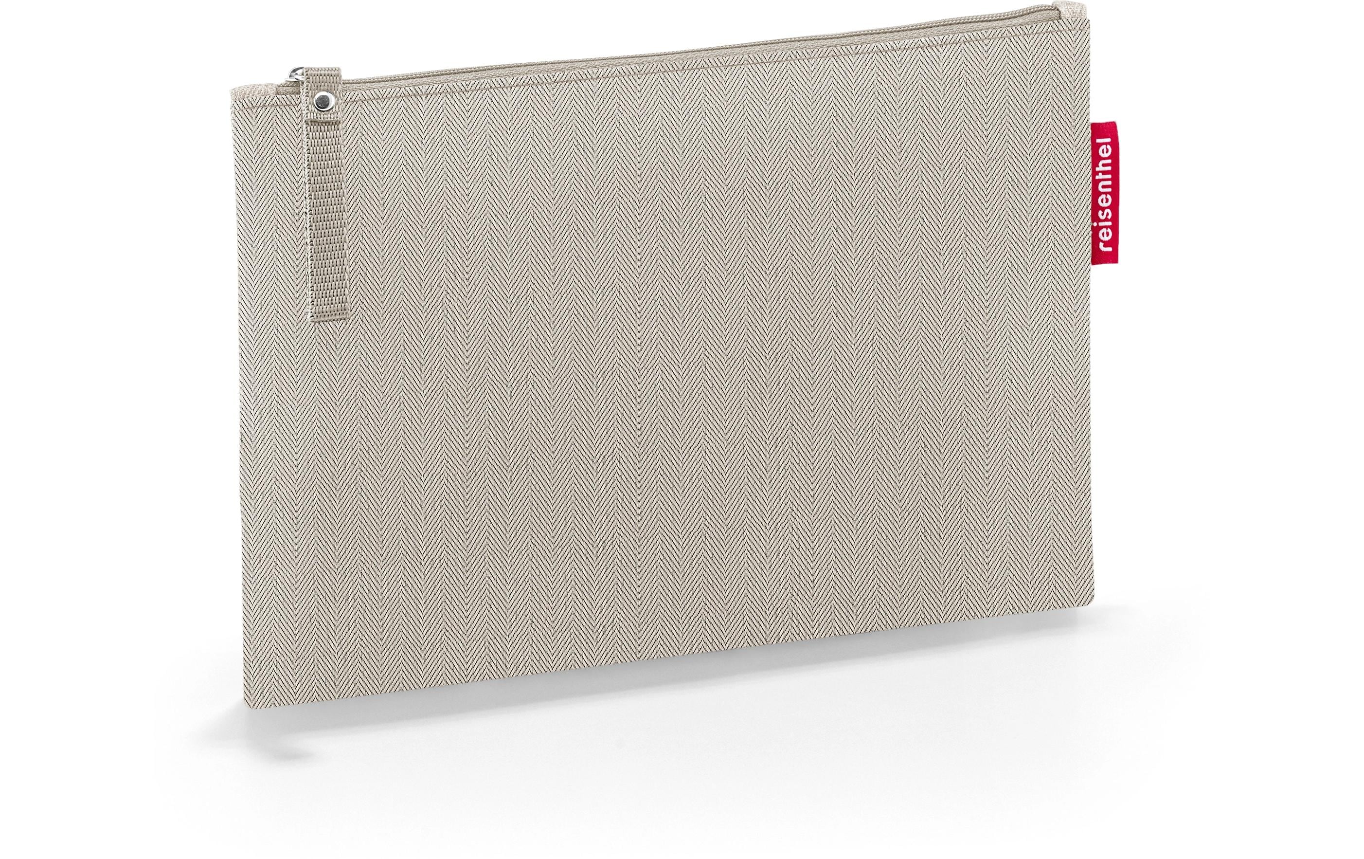 Reisenthel Kosmetiktasche case 1 herringbone sand, 24 x 17 cm, kramstasche