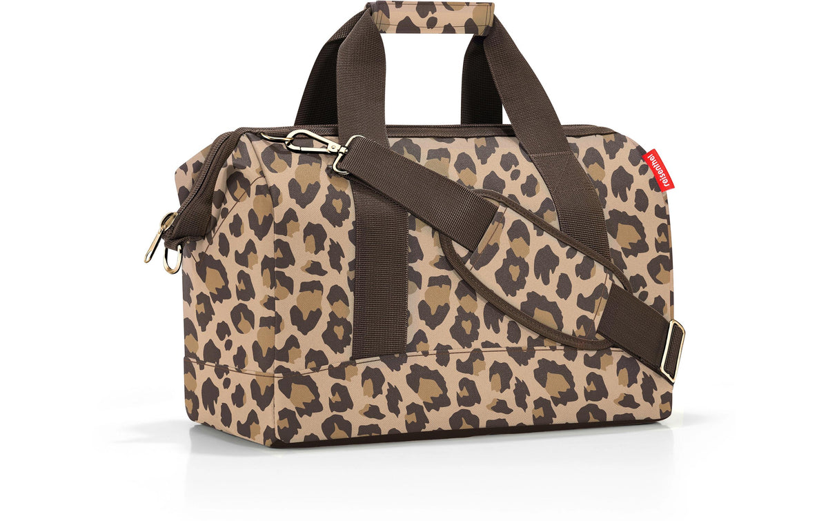 Reisenthel Schultertasche Allrounder M 18 l leo macciato, 40 x 33.5 x 24 cm