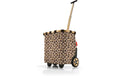 Reisenthel Einkaufsroller carrycruiser 40l leo macchiato, 42 x 47.5 x 32 cm