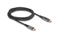 Delock USB 2.0 Kabel Typ-C Stecker/Stecker PD 3.0, 100 W, mit Leistungsanzeige, 2m