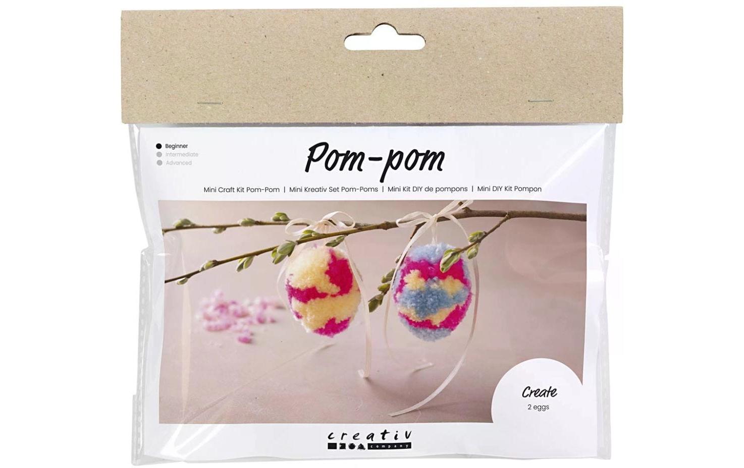 Creativ Company Mini Bastelset Pompom Eier