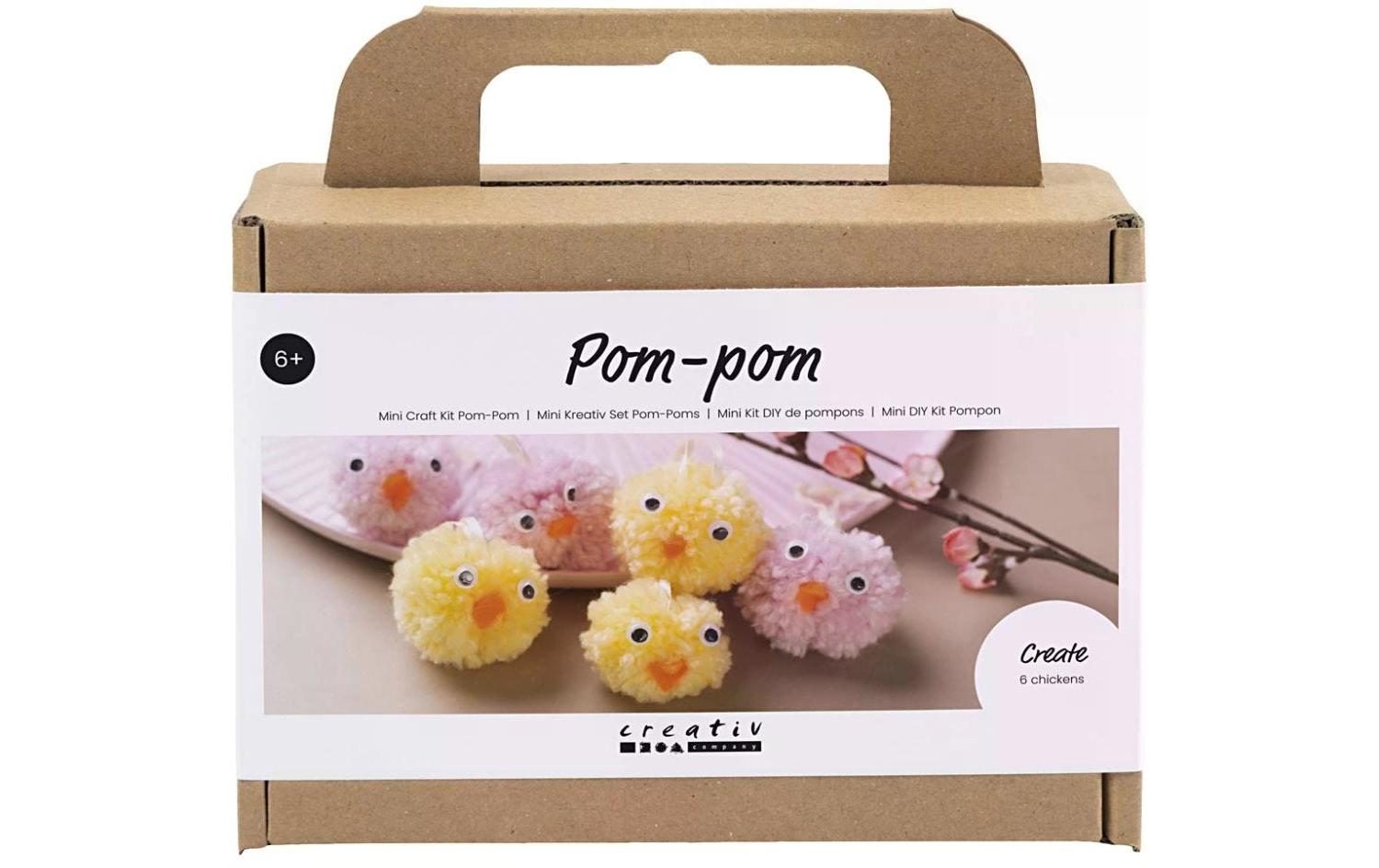 Creativ Company Bastelset Pompons Küken