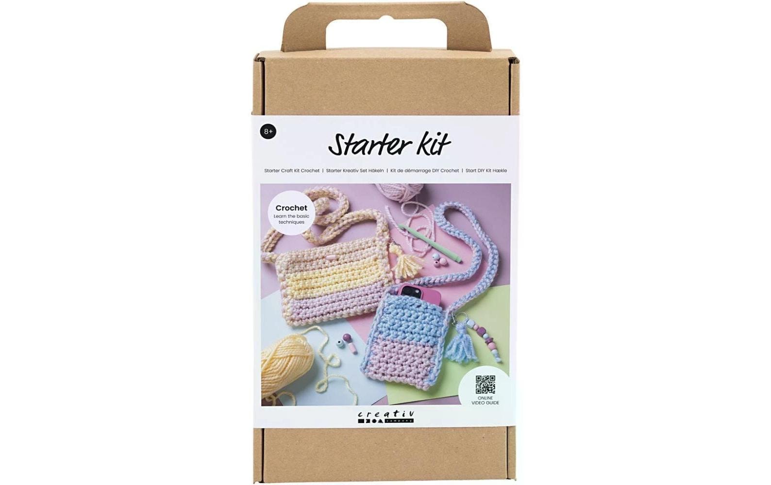 Creativ Company Starter Bastelset Häkeln Taschen