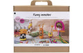 Creativ Company Bastelset Papier Mix Lustige Monster, Sortierte Farben