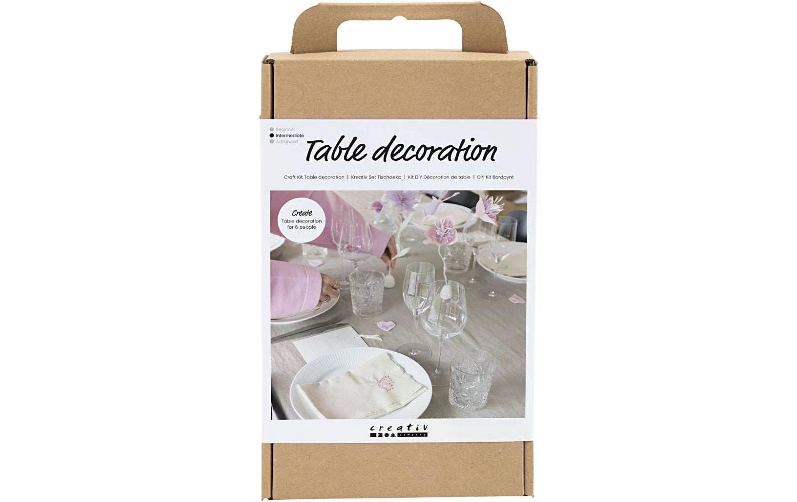 Creativ Company Bastelset Tischdeko Pastellfarben
