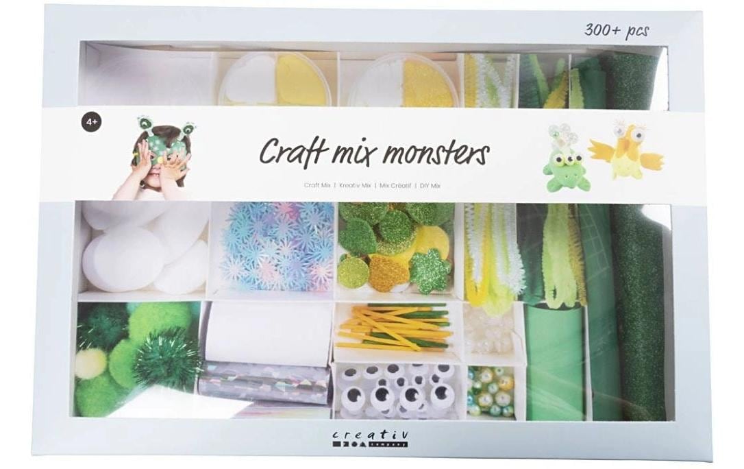 Creativ Company Bastelset Monster Sortierte Farben