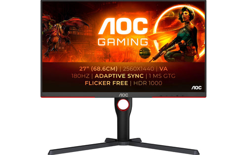 AOC 27" Q27G3XMN/BK, 2560x1440, VA