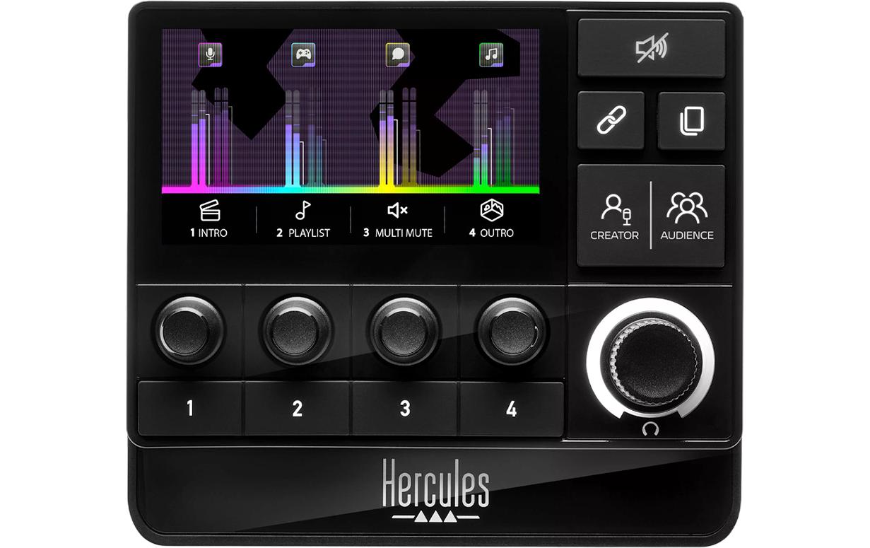 Hercules Stream 200 XLR USB-Audio Interface Win 10/11, XLR, Optical