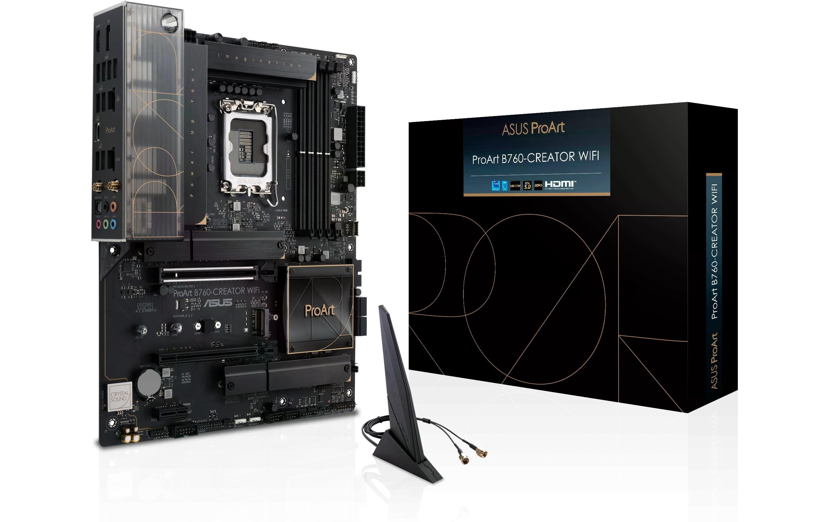 ASUS ProART B760-CREATOR WIFI Intel B760, DDR5, PCI-E 5.0, WiFi 6