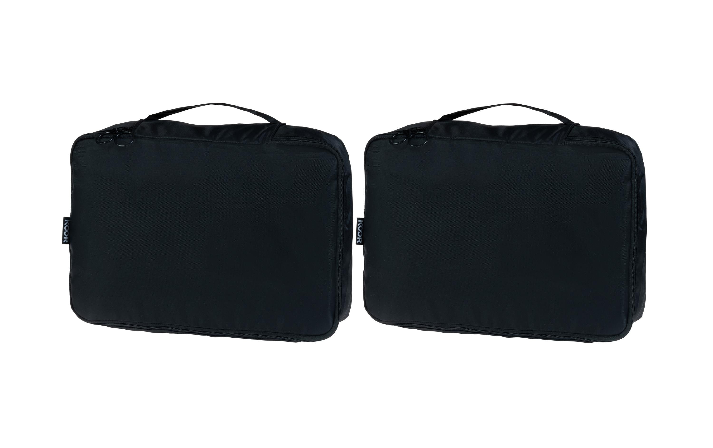 KOOR Packhilfen-Set Reesa Small 2-er Pack 2x 28x20x12cm, schwarz