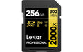 Lexar Professional SDXC 2000x UHS-II 256GB Lesen 300 MB/s, Schreiben 260 MB/s