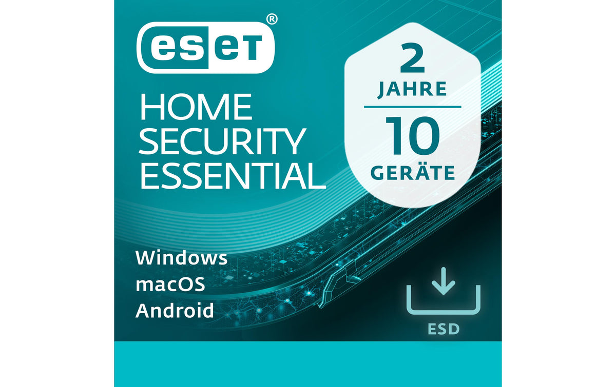 ESET HOME Security Essential - ESD Voll, 2yr, 10us, ML
