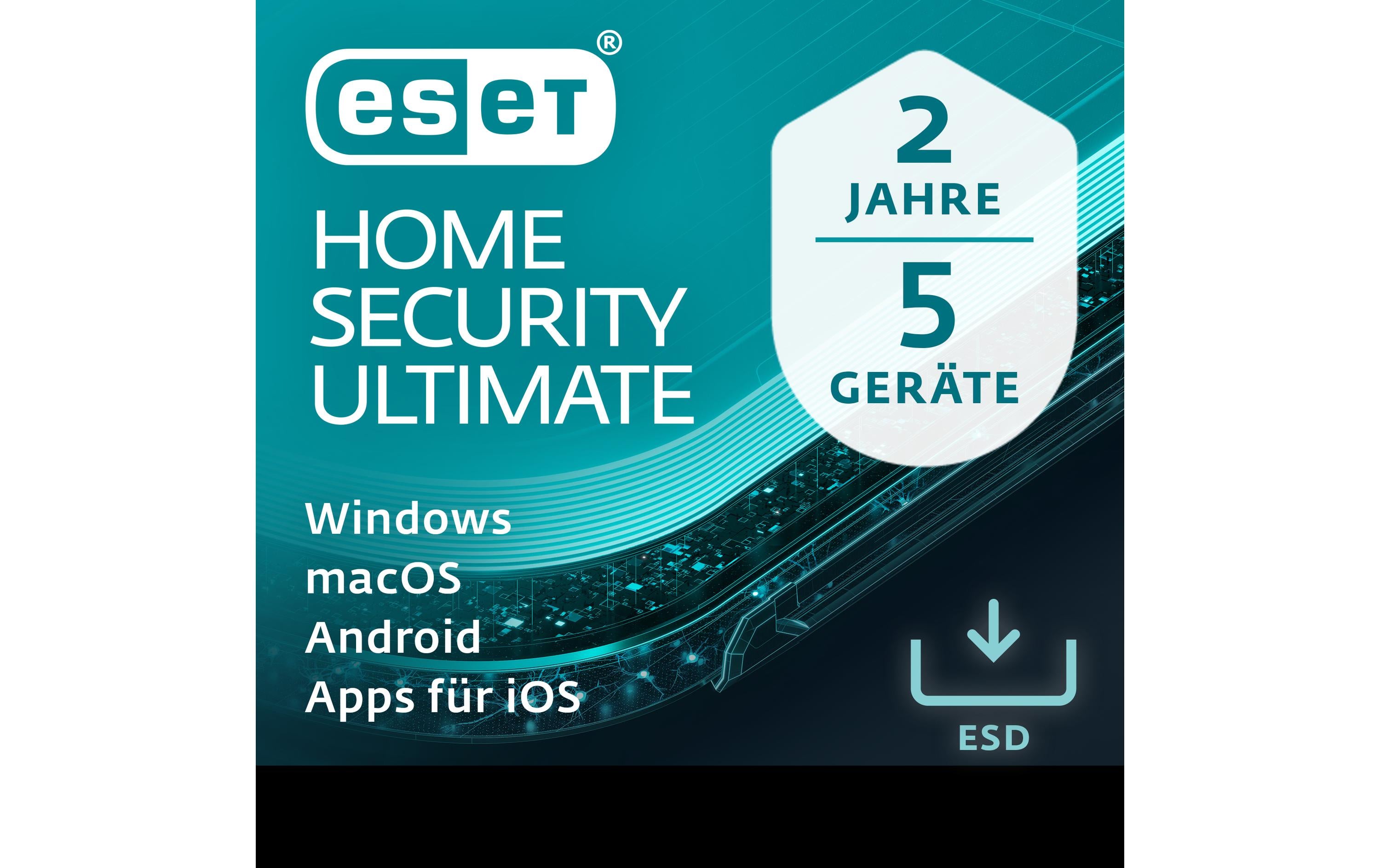 ESET HOME Security Ultimate - ESD Voll, 2yr, 5us, ML