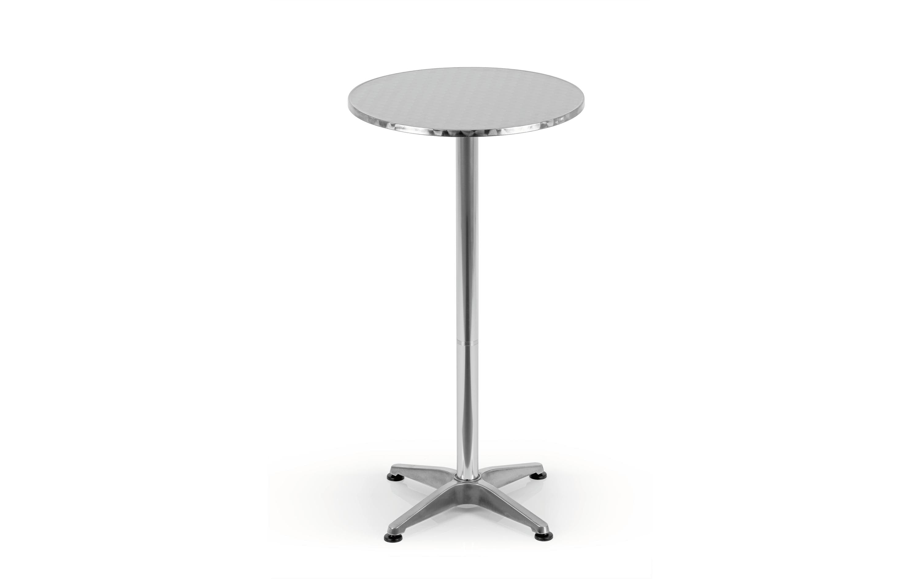 EASYmaxx Stehtisch Rund DM60xH115cm Bartisch, Klappbar, 115cm hoch