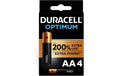DURACELL Optimum MN1500/AA/LR6 K4 4 Stk. AA