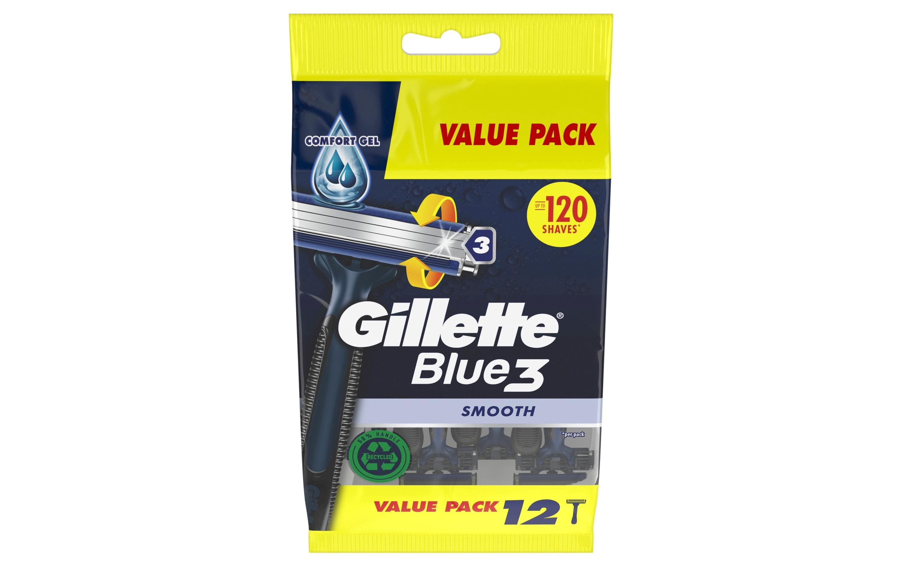 Gillette Blue 3 Smooth 12er 12 Stück