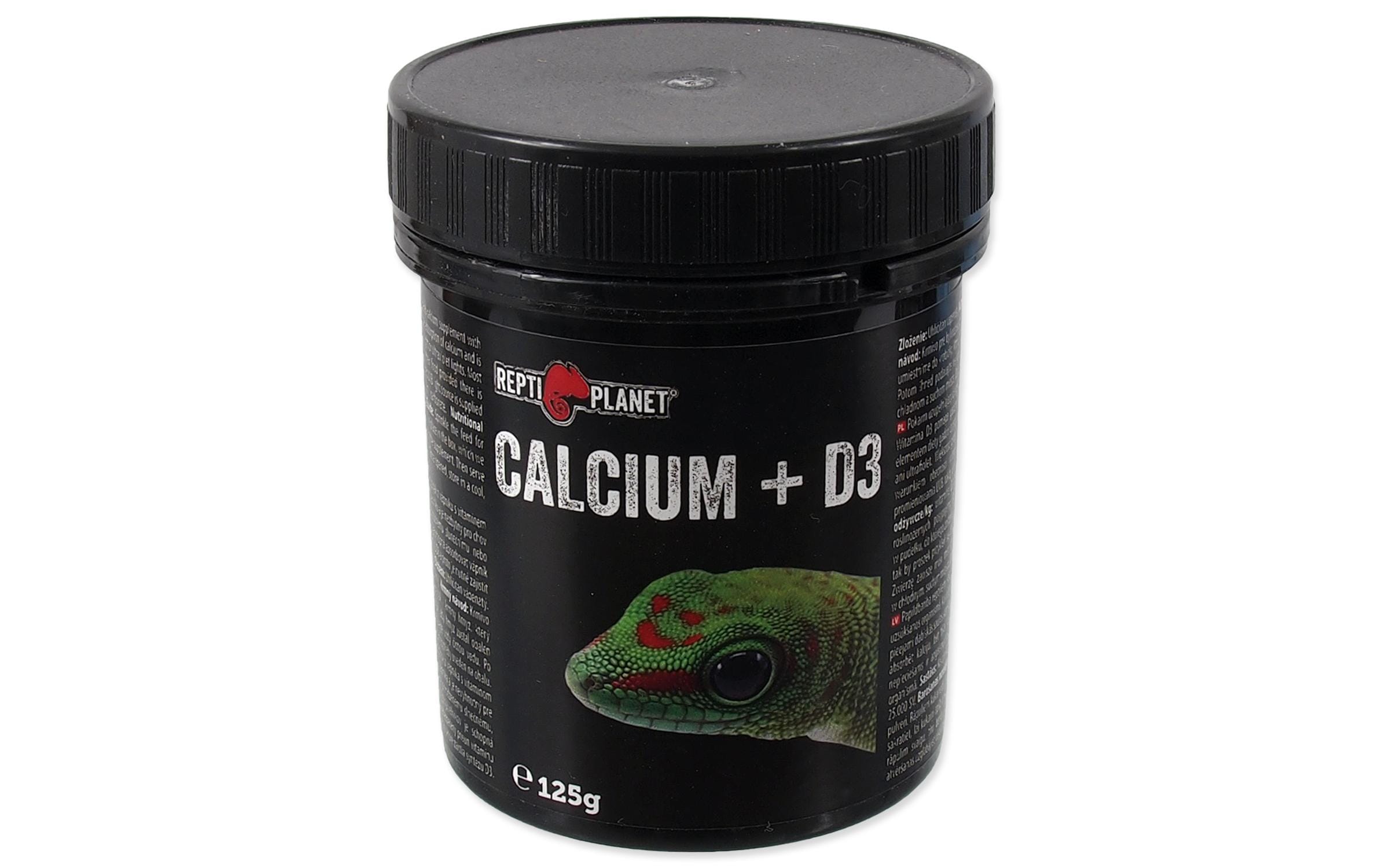Repti Planet Calcium + D3 125g Ergänzungsfuttermittel