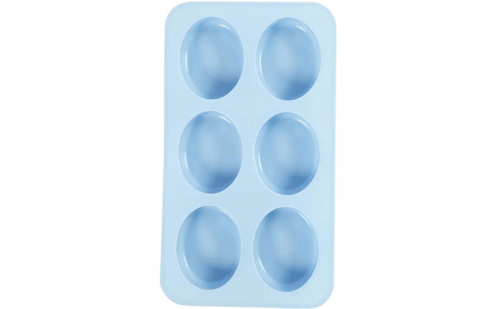 Creativ Company Giessform Silikon oval, Lochgrösse: 6 x 7.7 x 2.3 cm