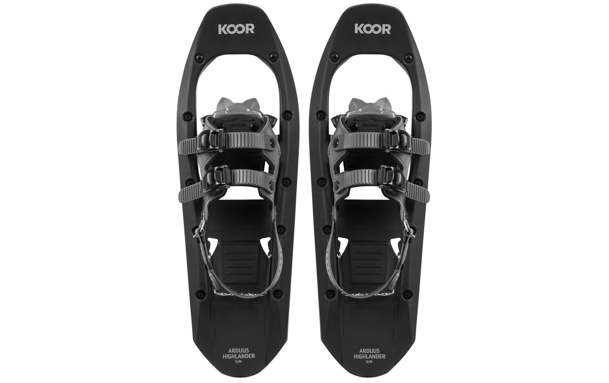 KOOR Schneeschuh Arduus Highlander S/M 8x23" (58cm), 100kg, Farbe: schwarz