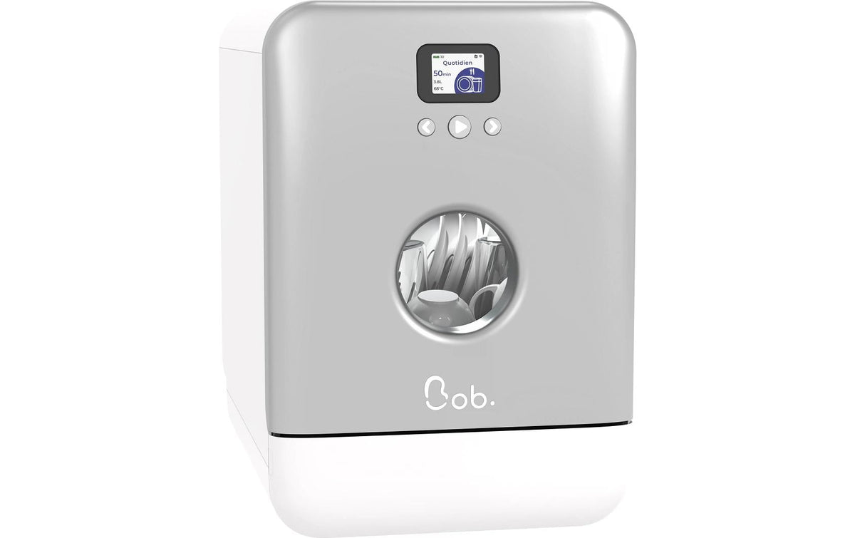 Bob Geschirrspüler Weiss & Silber 5 Programme, ohne Wasseranschluss, 10kg
