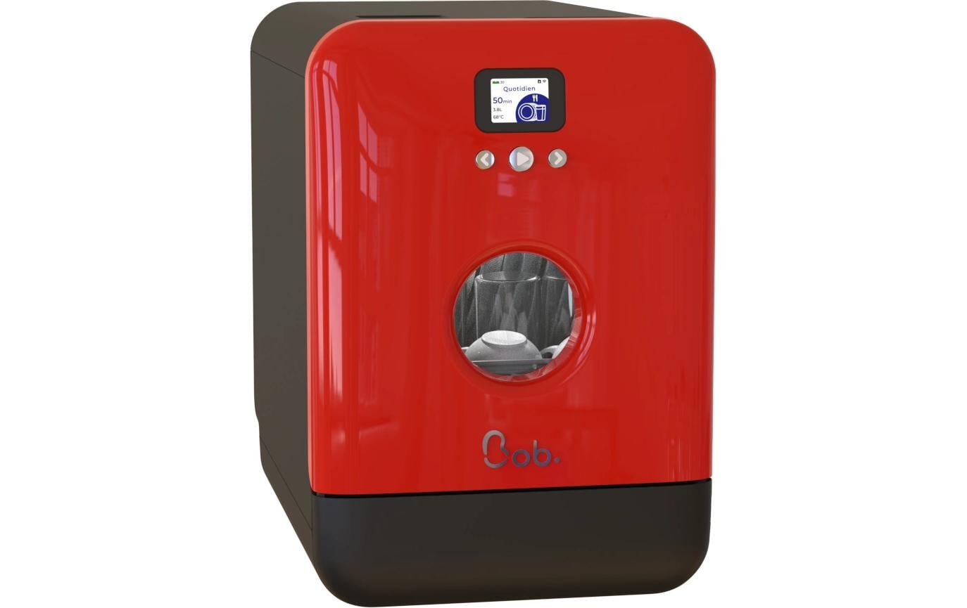 Bob Geschirrspüler Schwarz & Rot 5 Programme, ohne Wasseranschluss, 10kg