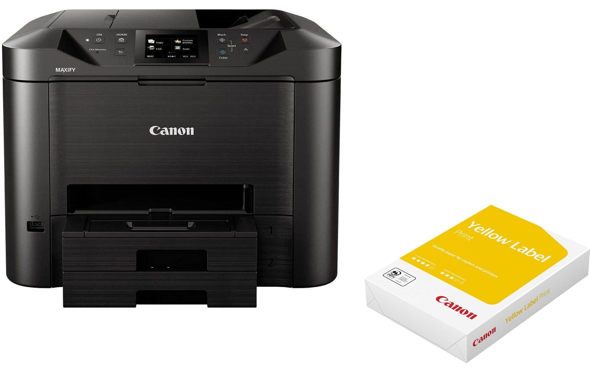 Canon MAXIFY MB5450, 4 in 1, USB/WLAN, Inkl. Papier