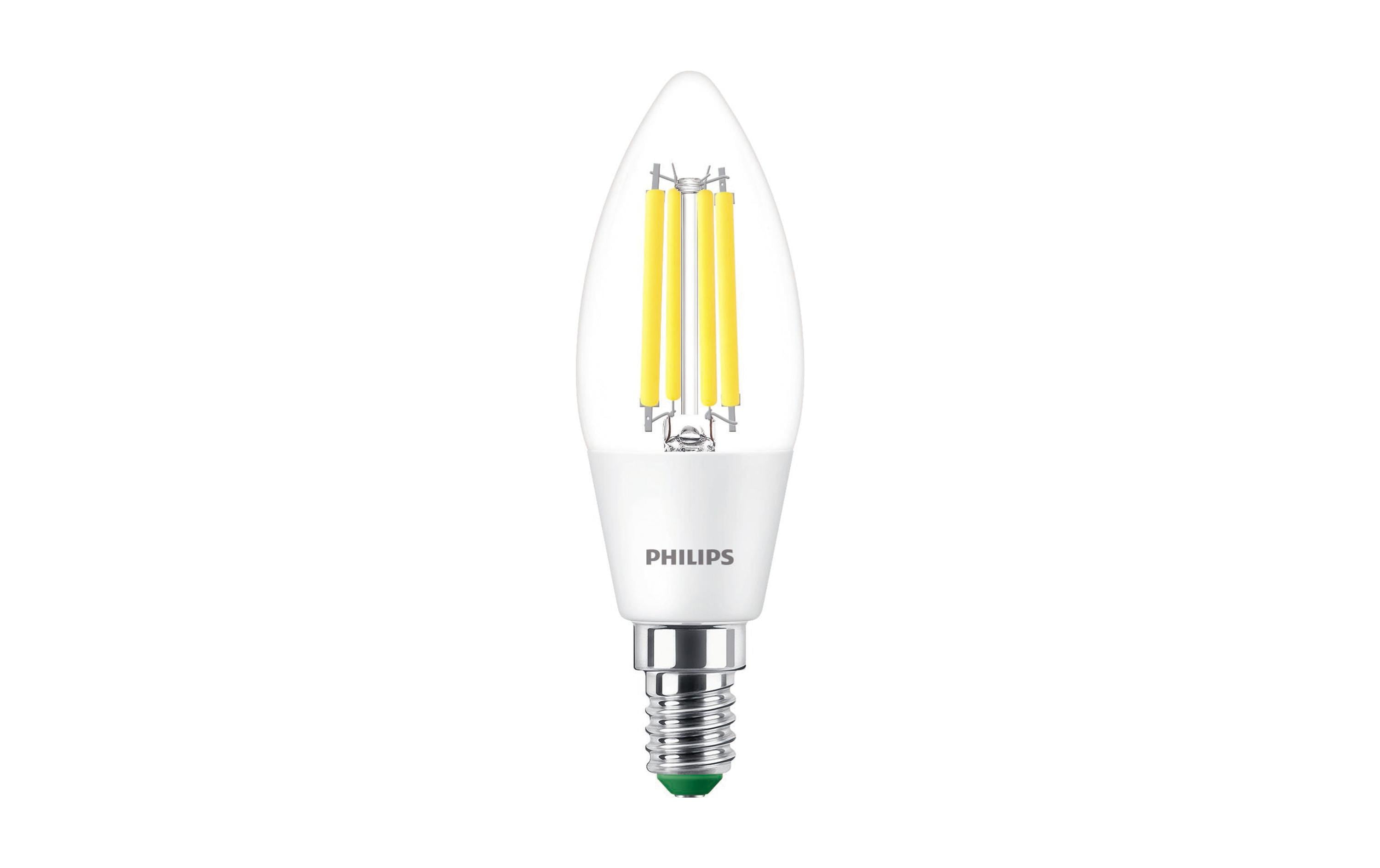 Philips LED Lampe 2.3W (40W) E14, B35, 4000K, klar