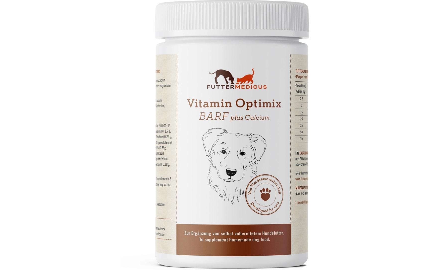 Futtermedicus Barf Plus Vitamin-Optimix Calcium 500g