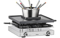 Trisa Raclette Fondue Fusion 1750W, 1l Fondue, 8 Raclette, Grill