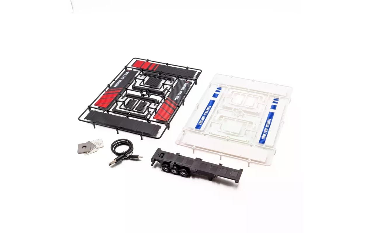 Turbo Racing 1:76 C50 Trailer mit Container 1x Trailer, 2x Container