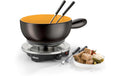 Koenig Käsefondue-Set anthrazit/gelb